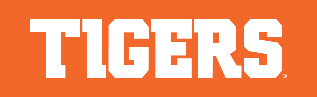 Clemson Tigers 2014-Pres Wordmark Logo v2 diy iron on heat transfer